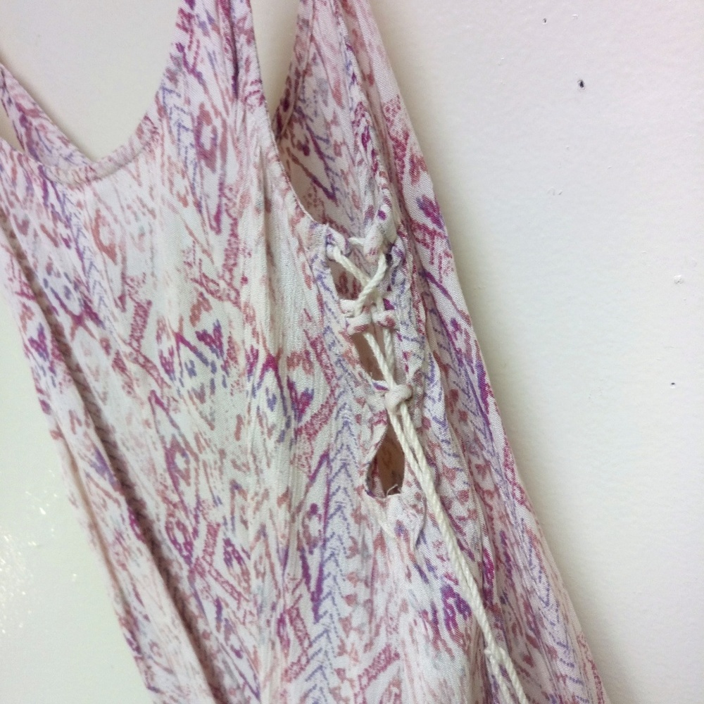 Billabong Side Tassels Multi Colored Dress - Picture 4 of 5